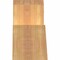 Ekena Millwork Portland Smooth Timber Gable Bracket, Western Red Cedar, 60"W x 10"H x 5 1/2"D x 5 1/2"F, 4/12 Pitch GBW060X10X0606POR00SWR - alternate 3